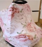 Car Seat Cover Peoni White Background