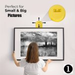 1PC Picture Hanging Tool With Easy Level Ruler Multifunction Frame Easy Frame Picture Hanger Wall Hanging Kit For Home Decor Per