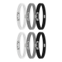 6PC Garbage Can Bands Cord Adjustable Fits 8-33 Gallon Trash Cans B