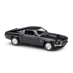 Ford Mustang Boss 429 Black 1969 1:24 Scale Diecast Car