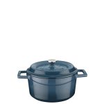 Lava Round Casserole 20 Cm Mojolica Grey