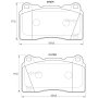 Volvo Kbc Brake Pads Front For Mitsubishi Renault Subaru - Spares Direct