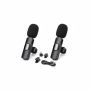 Dual Wireless Microphone Usb-c - 2X Clip On Lapel MIC Vlog Live