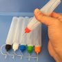 5PCS Precision Pottery Painting Squeeze Bottles - Easy Diy Craft Tool For Detailed Designs Assorted Colors