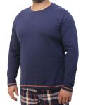 Mens Eagle Pj Top - 7XL Navy