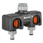 Gardena Twin-tap Connector 26.5MM 33.3MM