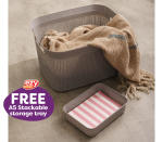 Buy Ezy 25L Basket + Free A5 Stackable Tray For R159.99