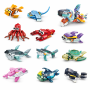 12-IN-1 Marine Organism Building Block Toy Set For Ages 6+ - Multi Colour