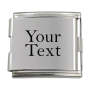 Megalink Engraved Italian Charm Joins 2X 9MM Bracelets