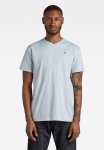 G-star Raw Base-s V T Short Sleeve - Dk Ice