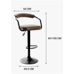 Flynn Bar Stool 2-PACK Tan