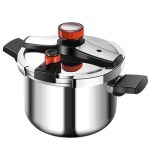 Stainless Steel Pressure Cooker 304 Stainless Steel Cookware With Easy Opening&closing Lid Works On All COOK1TOPS 6 Quart