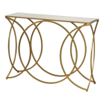 Metal mirror Console Table 74 Cm X 102 Cm X 31 Cm