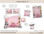Kids Duvet Set Pink Rose Farm Girl