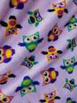 Printed Fluffy Fleece Jacquard