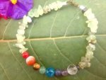 Prehnite Chakra Bracelet
