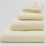 Terry Lustre 525GSM Grecian Key Bath Mat - Various Colours - Bath Mat 50CM X 75CM Cream