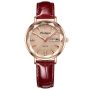 Leather Women Watches Ladies Dress Analog Quartz Date Classic Luminous