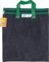 4 Kids Denim Library Book Bag With Handle Green