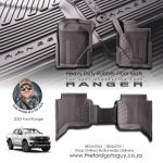 Ford Ranger Gen 2023 Heavy Duty Rubber Floor Mats For