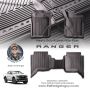 Ford Ranger Gen 2023 Heavy Duty Rubber Floor Mats For