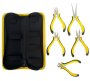 Tork Craft 5PC MINI Plier Set In Carry Bag