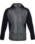 Men's Ua Stretch Woven Full Zip Jacket - BLACK-001 3XL