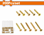Screw Chipboard Acc Set 3-5MM 200PC