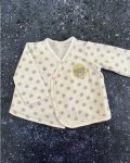Woolworths White Cardigan With Grey Polka Dots 3 6M
