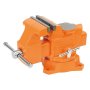 - Heavy-duty Workshop Bench Vice Swivel Base - 5 Inch