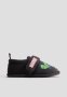 Printed Cotton Slippers - Black Marvel Comics