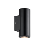 LED Wall Light Round Up down GU10 R332 Matt Black
