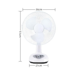 Condere 2- Speed Solar Fan
