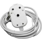 Ext Lead Dbl Janus 3M 1MM White Ea