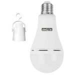 Ausma LED Lamp 7W E27 Day Light 6500K LED Bulb With Battery Pack Of 2