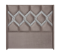 Crystal Grey Headboard Queen