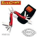 Multitool Red MINI With Nylon Pouch