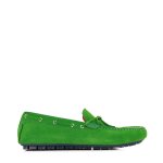 Suede Bow-tie Loafer -apple Green