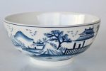 Blue & White Chinese Design Round Bowl 14X30CM