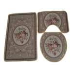 Smte Quality Comfortable 3 Piece Toilet bathroom Set F30 TS3P -5 With Keychain
