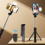 The Mobile Selfie Stick Live Broadcast Bracket Handheld With Fill Light Desktop Anchor Beauty Wireless Remote Control Integrated
