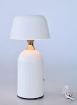 LED White Lamp Base White Shade 24X12.5CM
