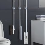 Contemporary Plastic Utility Hooks - Wall Mount No-punch Adhesive Easy Install - Multipurpose Organizer For Home Tools Mop Broom