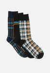 Ben Sherman Bs Gift Socks Dufresne 3 Pack - Navy Check
