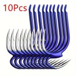 10PCS Fishing Double Hook Strong And Durable Fishing Supplies Creative Design Fish Hook For Big Fish Freshwater And Seawater Fis
