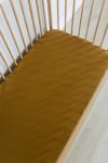 Butterscotch Cotton Cot Fitted Sheet - Large Sa Cot: 132CM X 66CM X 10CM