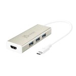 J5CREATE JCH451 Type-c 3 Port Hub