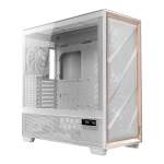Antec Flux Pro E-atx Full Tower Case White Walnut Wood Finish