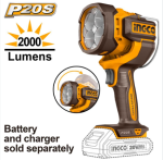 Ingco Cordless Work Lamp 20V 2000 Lumens - CWLI2088