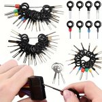 41PCS Universal Car Terminal Removal Repair Tool Wire Plug Connector Extractor Puller For Car Terminals Disassembly Hand Tools
